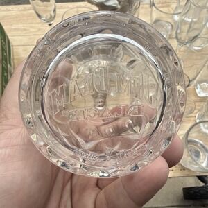 Set (2) of Jim Beam Black Cut Crystal-Style Whiskey Rocks Lowball Glasses